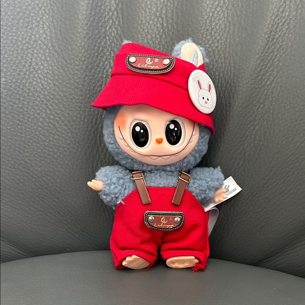 Red and Gray cute Lafufu